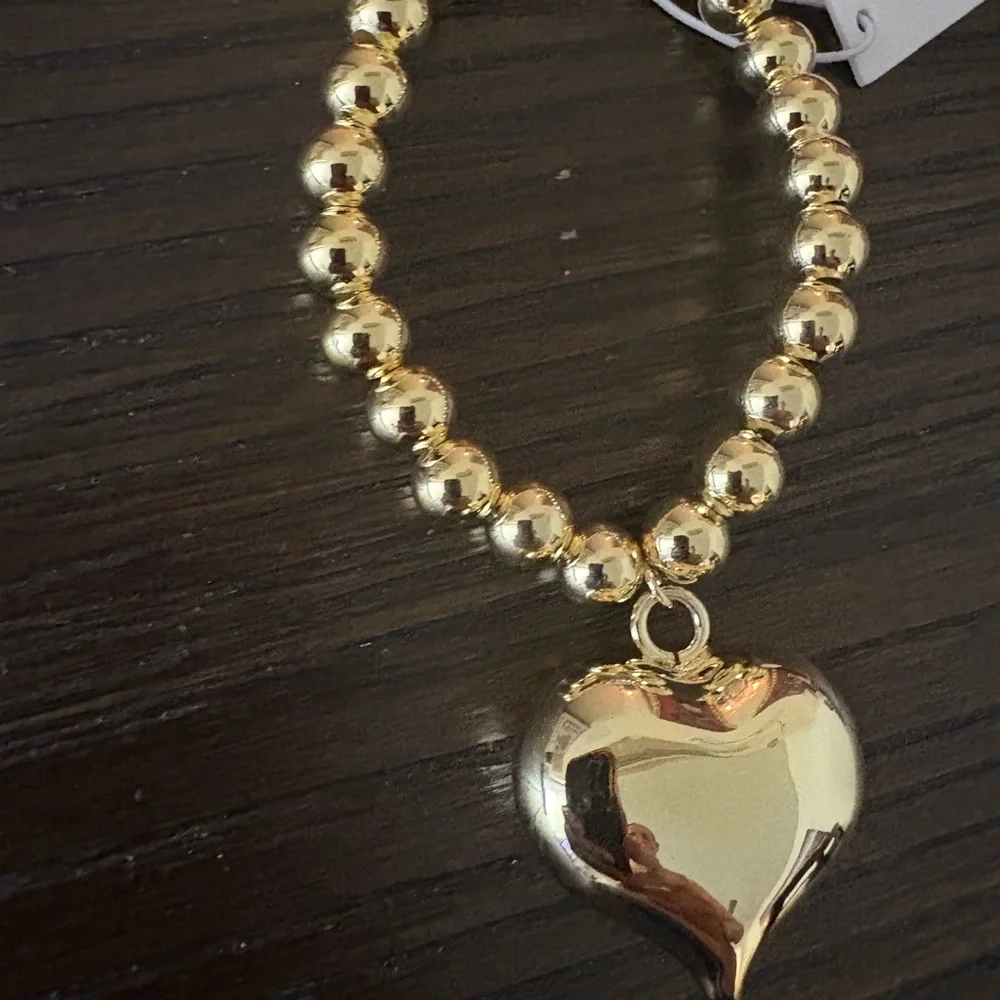 NEW Cate d’Argent Gold Heart Bracelet